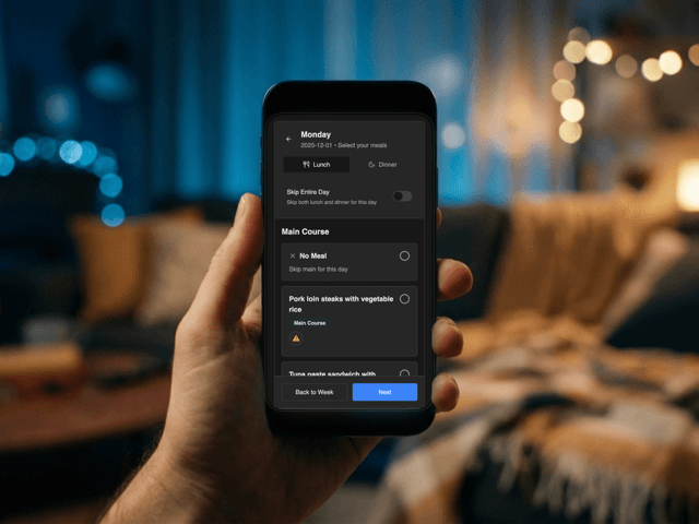 Mitarbeiter Bestellen Im Voraus - Light Mode